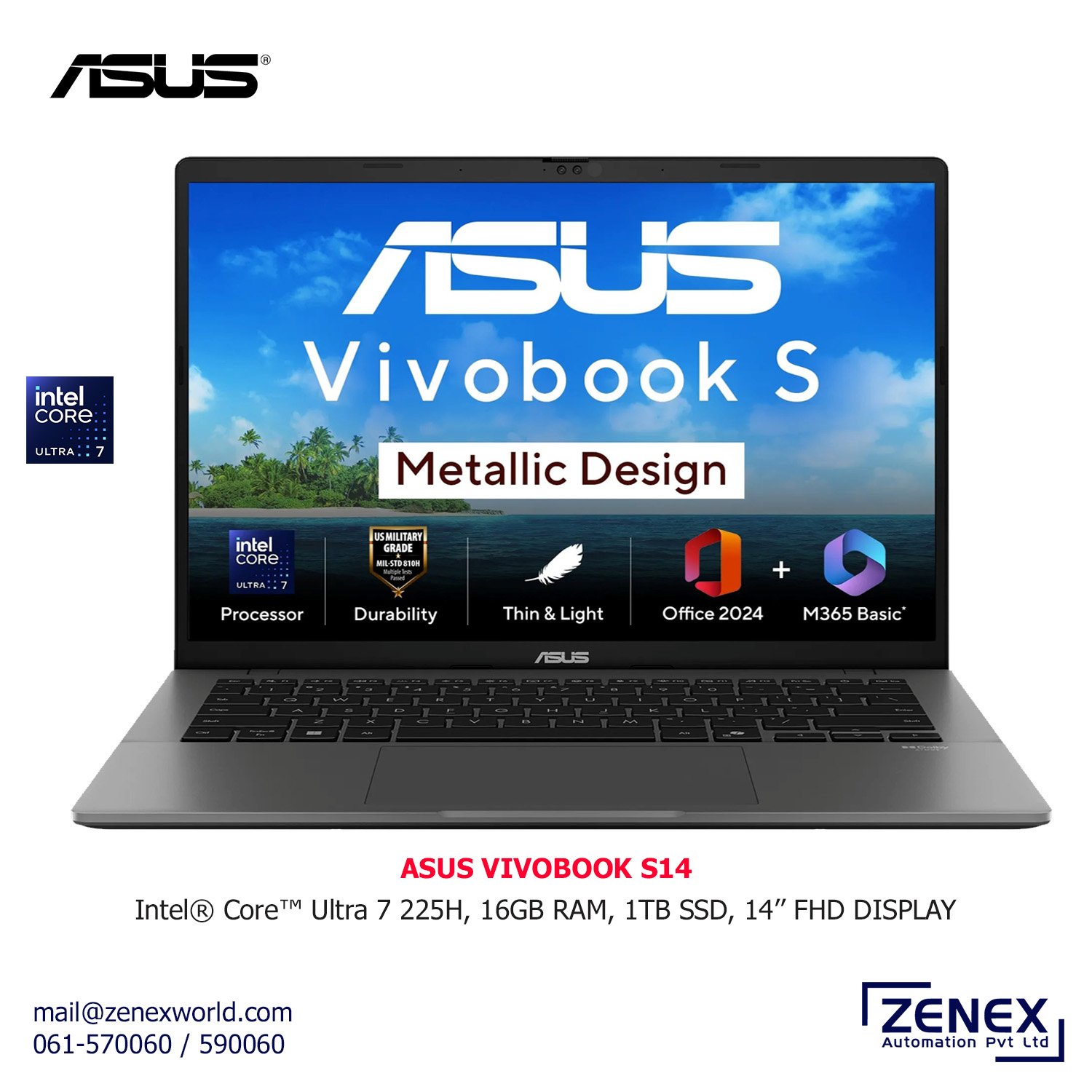 Zenex-Asus-Vivobook-S14-Intel-Ultra7_1 ASUS VIVOBOOK S14 INTEL ULTRA 7 (S3407CA) - Image 1