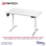 FANTECH WORKSTATION ADJUSTABLE RISING DESK (WHITE)