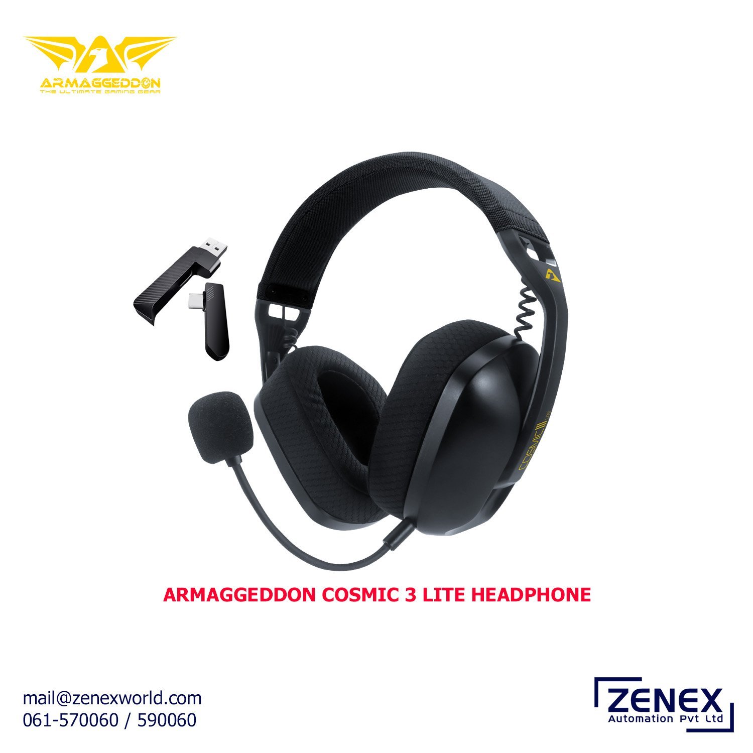 Zenex-Armaggeddon-Cosmic3-Lite-Headphone_1.jpg ARMAGGEDDON COSMIC 3 LITE HEADPHONE - Image 1