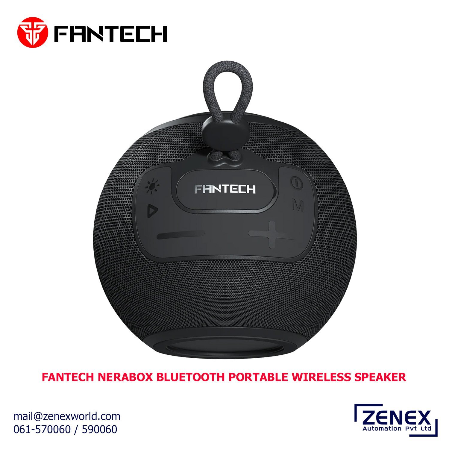Zenex-Fantech-Nerabox-Bluetooth-Portable-Wireless-Speaker_1.jpg FANTECH NERABOX BLUETOOTH PORTABLE WIRELESS SPEAKER (BS161) - Image 1
