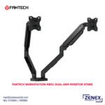 FANTECH WORKSTATION MBD1 DUAL ARM MONITOR STAND