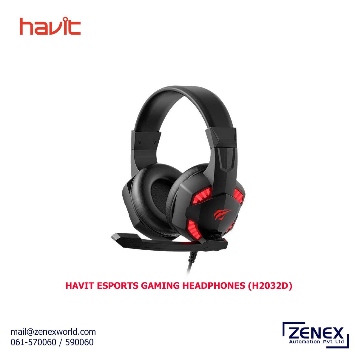 Zenex-Havit-Esports-Gaming-Headphones-H2032D_1.jpg HAVIT ESPORTS GAMING HEADPHONES (H2032D) - Image 1