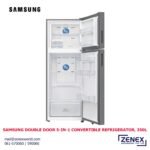 SAMSUNG DOUBLE DOOR 5-IN-1 CONVERTIBLE REFRIGERATOR, 350L