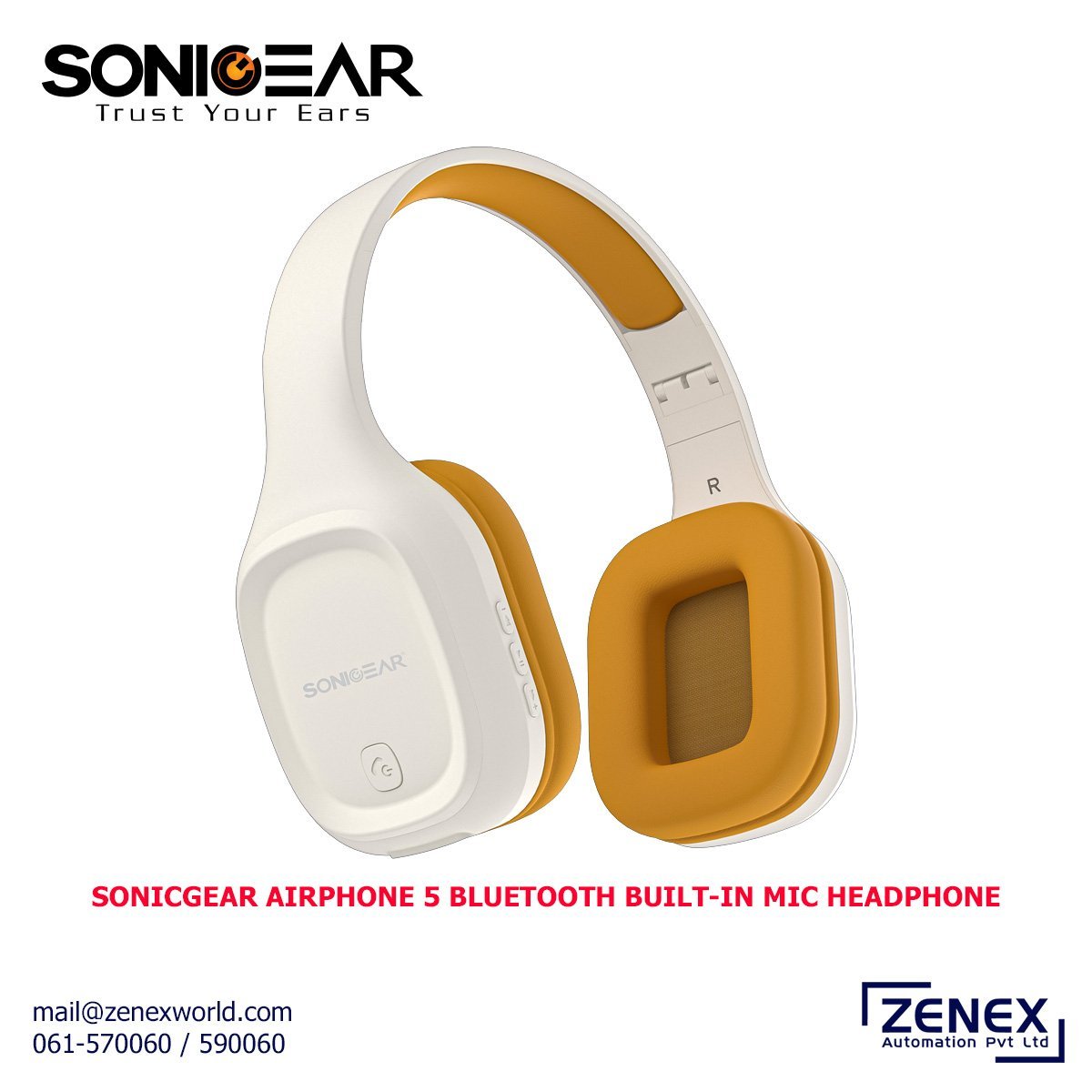 Zenex-SonicGear-AirPhone5-Bluetooth-Built-In-Mic-Headphone_1.jpg SONICGEAR AIRPHONE 5 BLUETOOTH BUILT-IN MIC HEADPHONE - Image 1