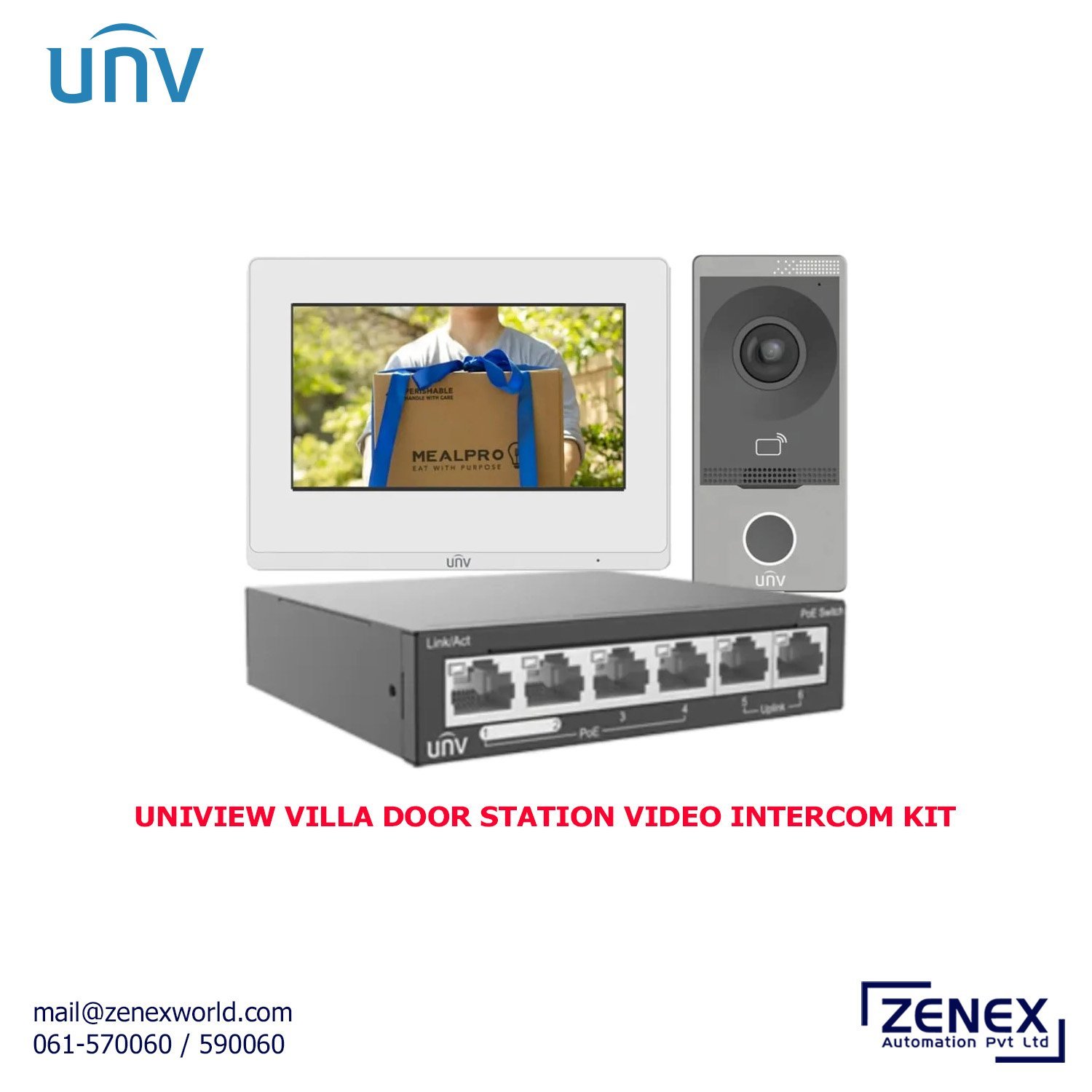 Zenex-Uniview-Villa-Door-Station-Video-Intercom-Kit_1.jpg UNIVIEW VILLA DOOR STATION VIDEO INTERCOM KIT - Image 1