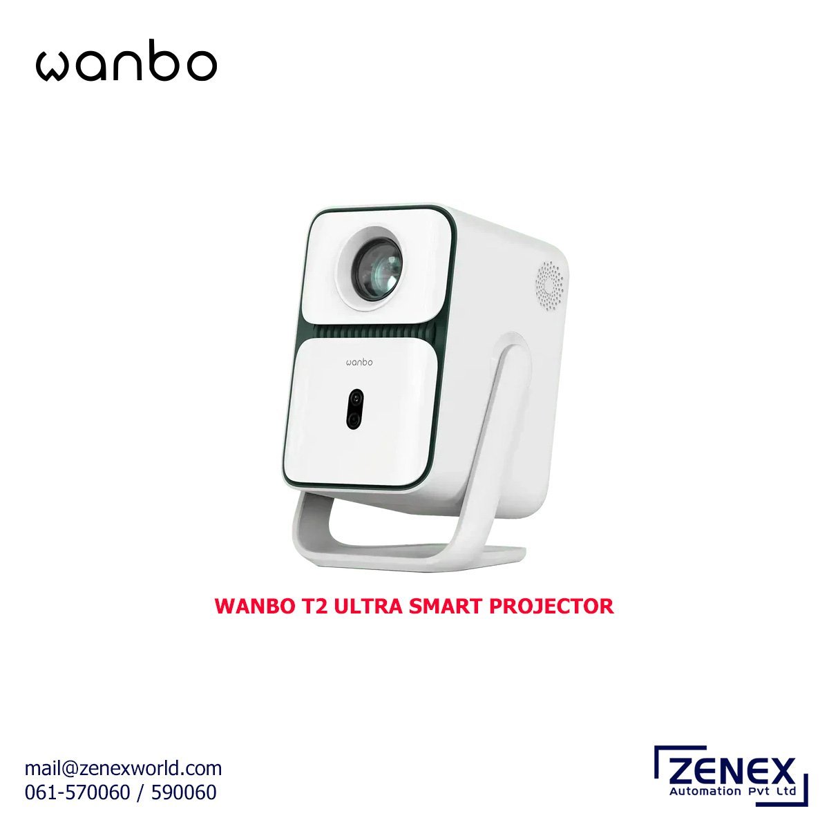 Zenex-Wanbo-T2-Ultra-Smart-Projector_1.jpg WANBO T2 ULTRA SMART PROJECTOR - Image 1