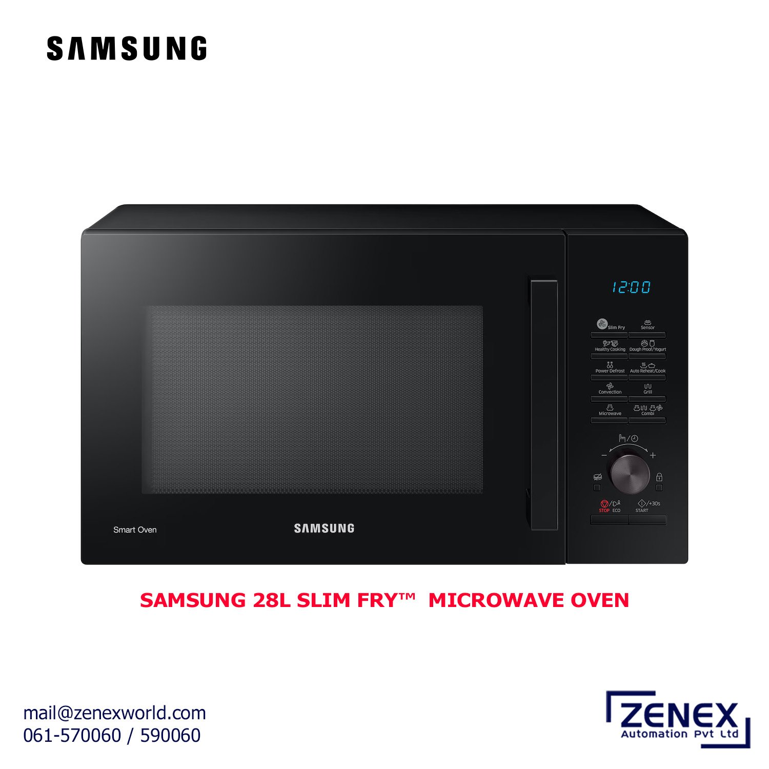 Zenex-Samsung-28L-Slim-Fry™-Microwave-Oven_1 SAMSUNG 28L SLIM FRY™ MICROWAVE OVEN - Image 1