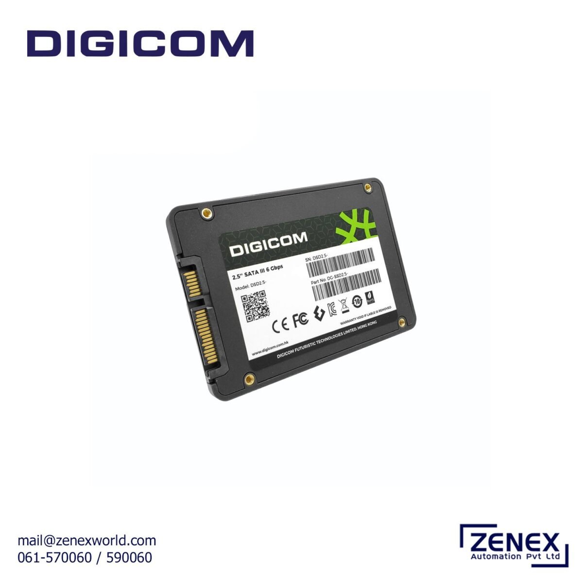 DIGICOM 2.5″ SATA III 6GBPS – 128GB SSD - Image 2