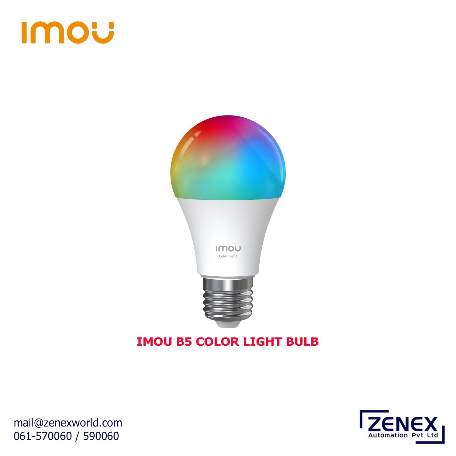Zenex-Imou-B5-Color-Light-Bulb_1-1.jpg IMOU COLOR LIGHT BULB B5 - Image 1