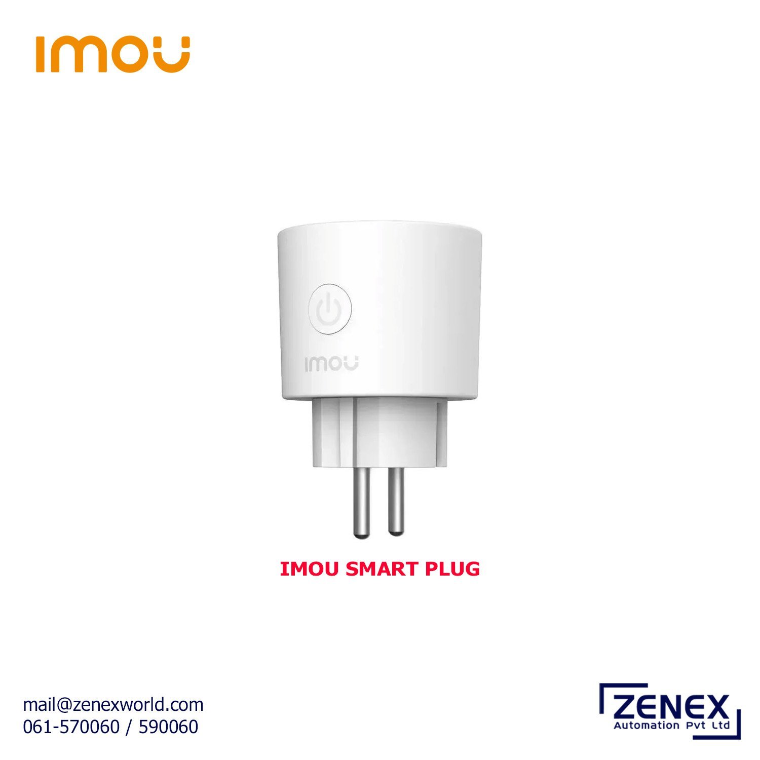 Zenex-Imou-Smart-Plug_1-1.jpg IMOU SMART PLUG (CE1P) - Image 1