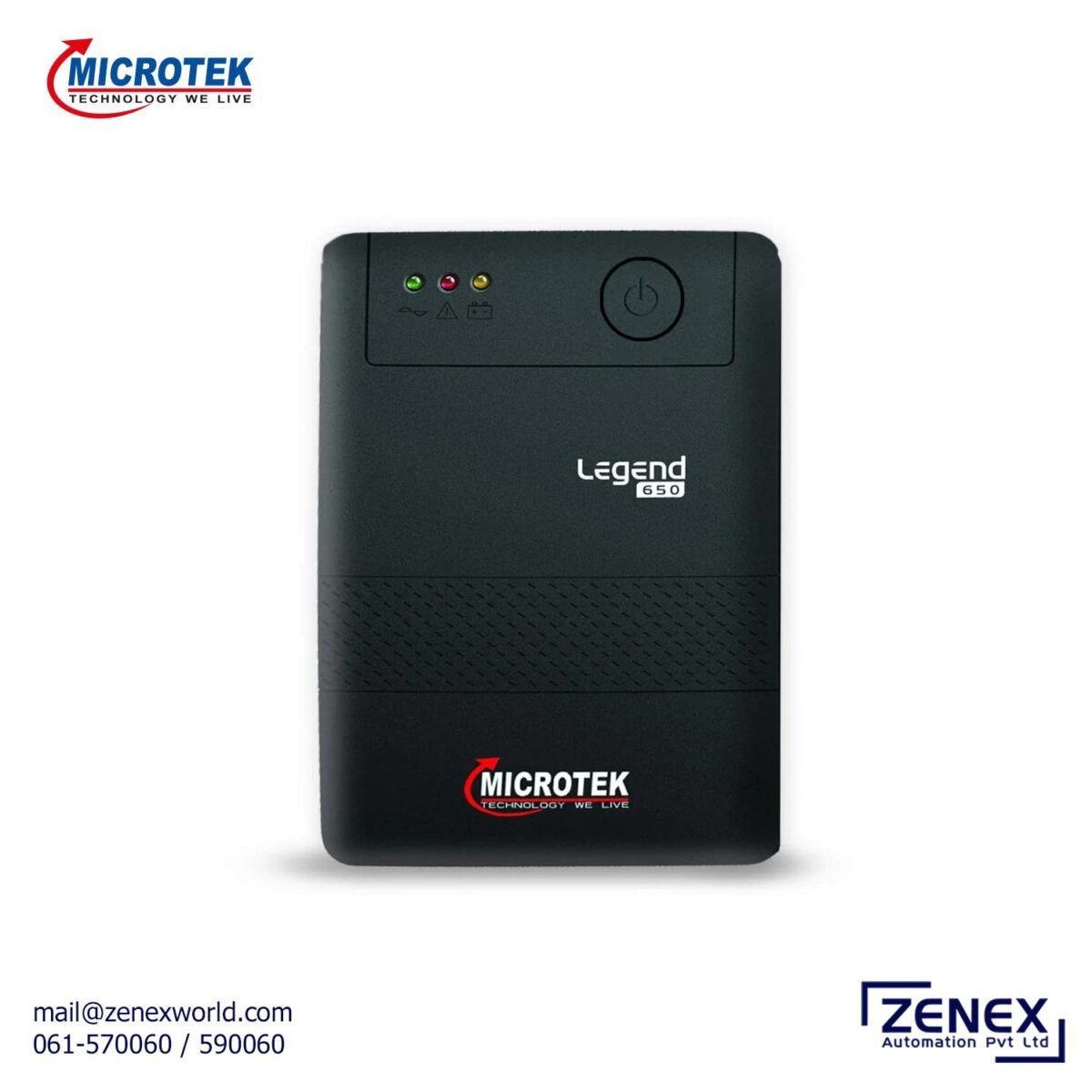 MICROTEK LEGEND 650 LINE INTERACTIVE UPS - Image 2