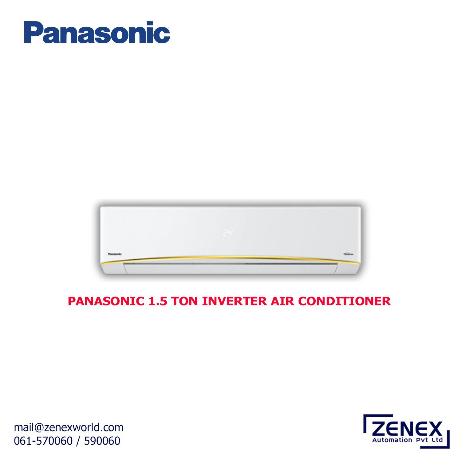 Zenex-Panasonic-1.5-Ton-Inverter-Air-Conditioner_1-1.jpg PANASONIC 1.5 TON INVERTER AIR CONDITIONER (CSCU-KZ18YKY-8) - Image 1