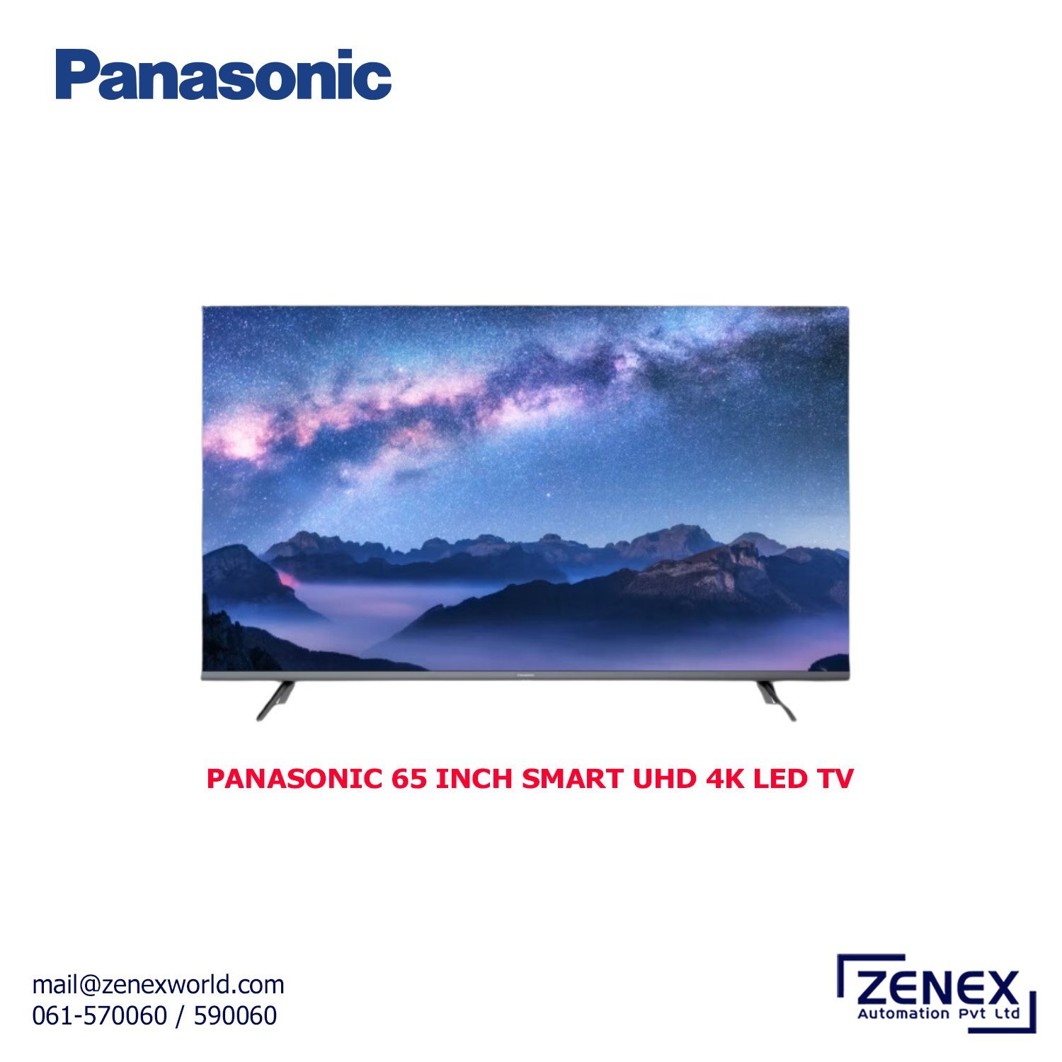 Zenex-Panasonic-65-Inch-Smart-UHD-4K-LED-TV_1-1.jpg PANASONIC 65 INCH SMART UHD 4K LED TV (TH-65PX740N) - Image 1