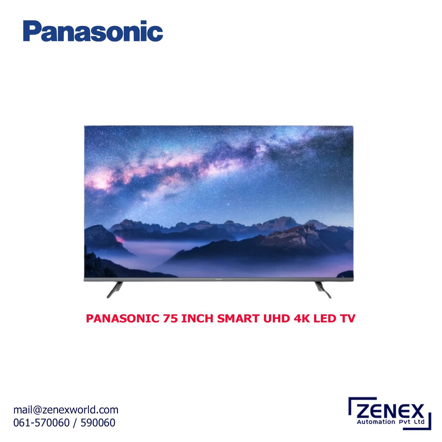 Zenex-Panasonic-75-Inch-Smart-UHD-4K-LED-TV_1-1.jpg PANASONIC 75 INCH SMART UHD 4K LED (TH-75MX740N) - Image 1