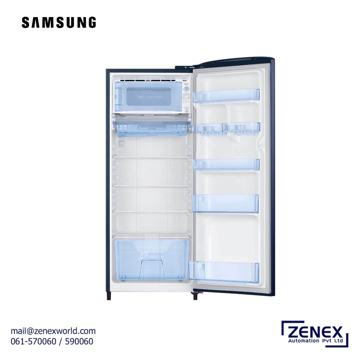 SAMSUNG 230L SINGLE DOOR REFRIGERATOR (RR24A272ZCU) - Image 2