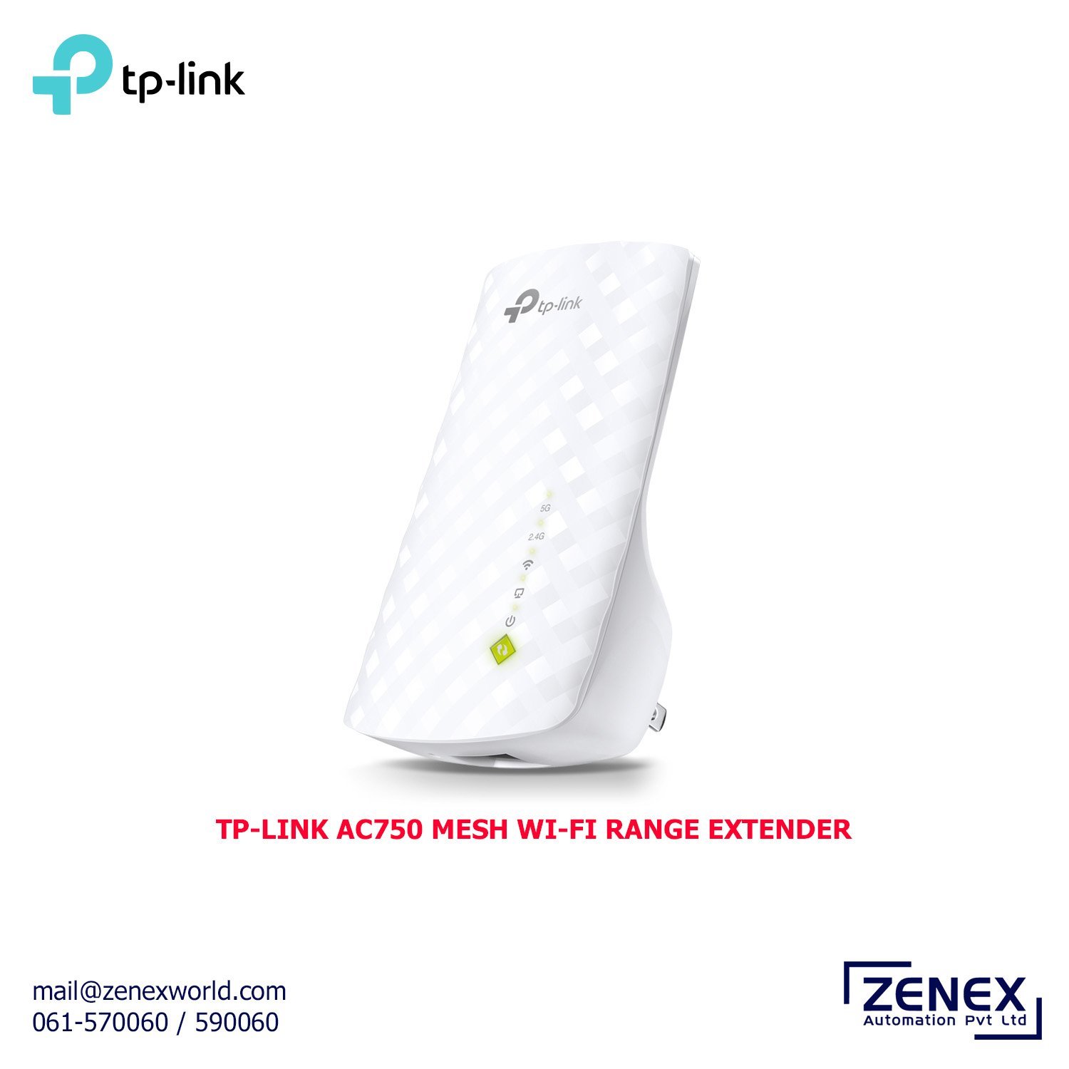 Zenex-Tp-Link-AC750-Mesh-Wi-fi-Range-Extender_1-1.jpg TP-LINK AC750 MESH WI-FI RANGE EXTENDER - Image 1